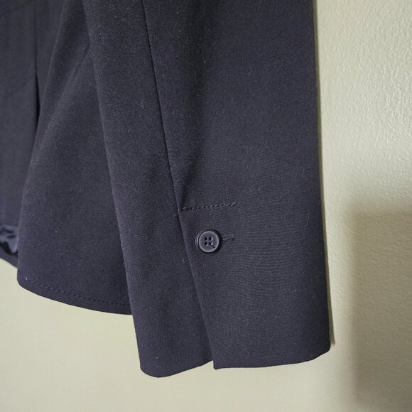 New York & Company Women's Classic Stretch Blazer in Black, Size 16 - Picture 4 of 8